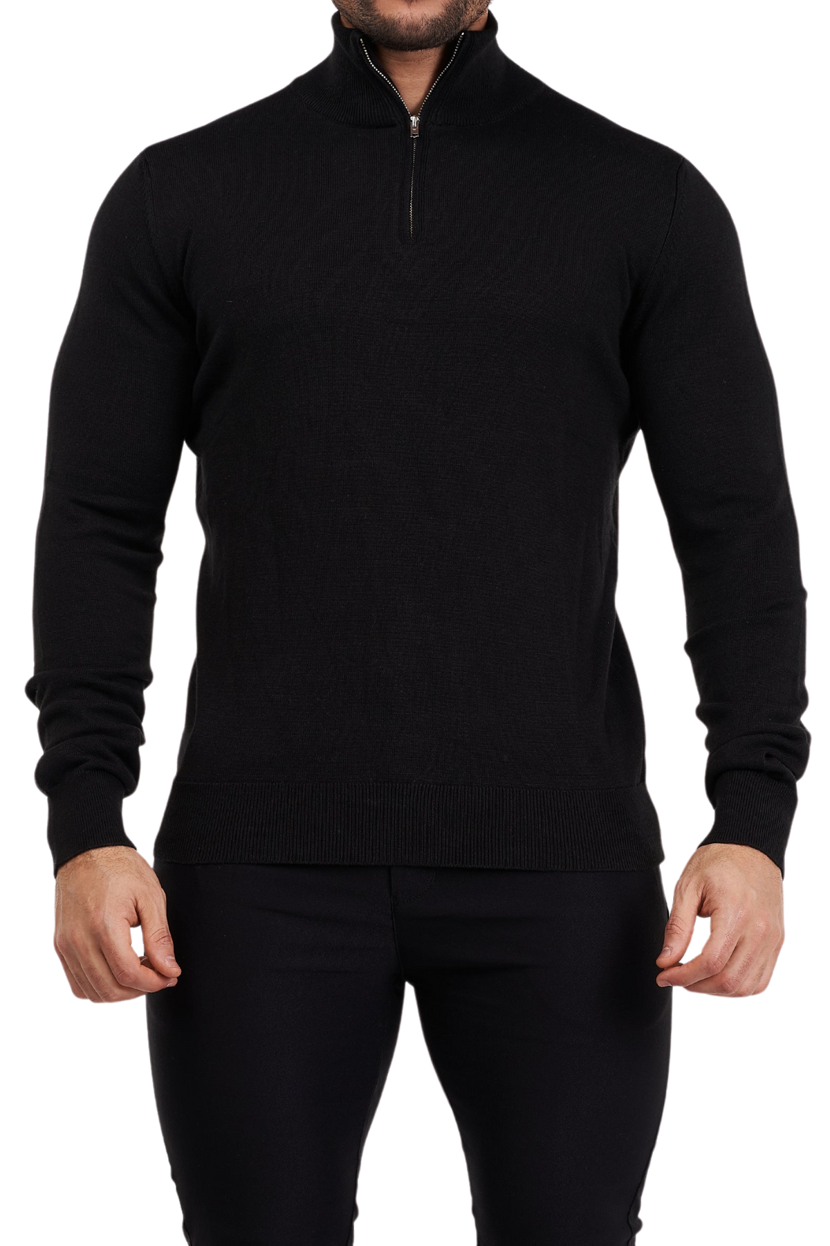 Oryzonwear High Neck Merino Knit Sweater