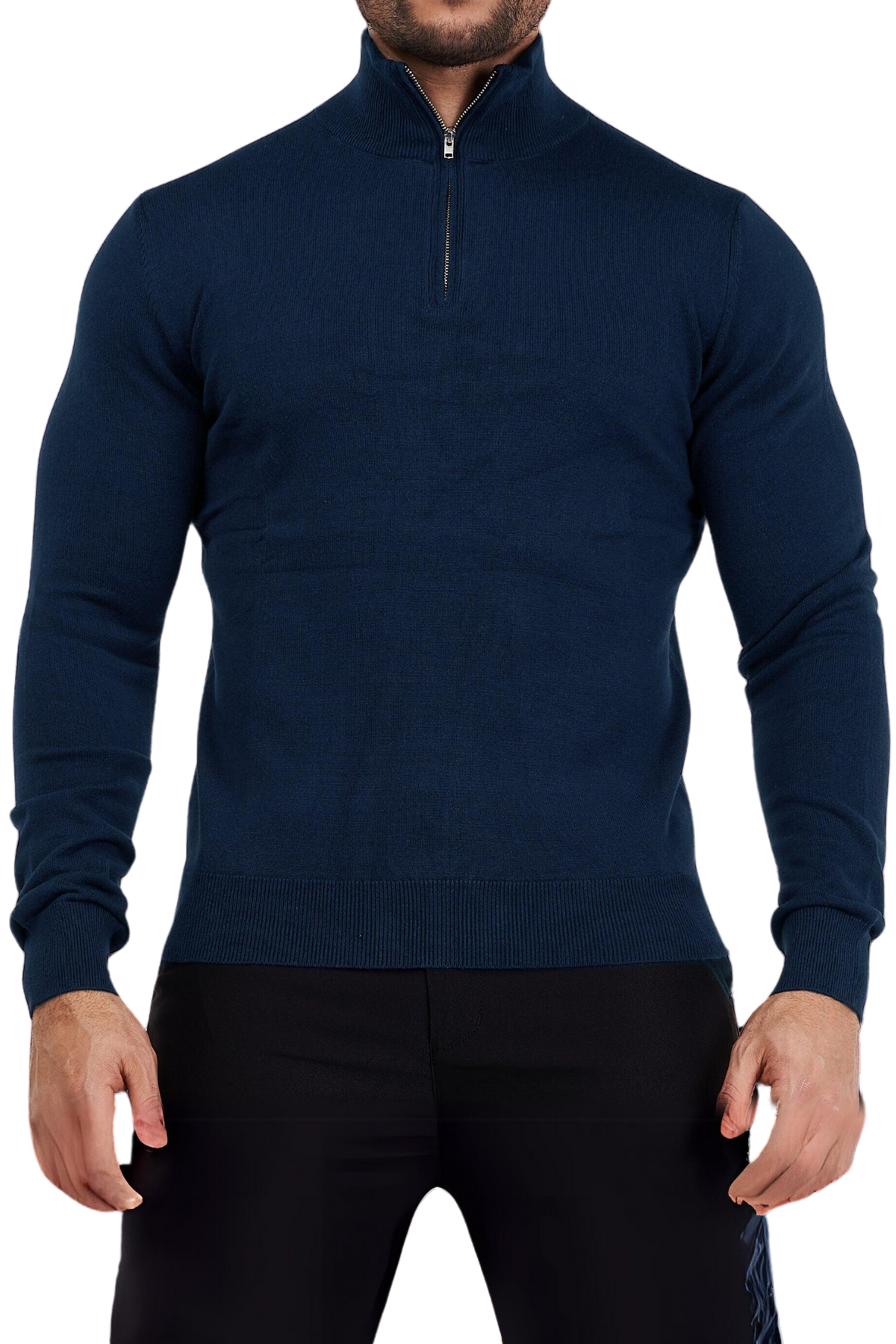 Oryzonwear High Neck Merino Knit Sweater