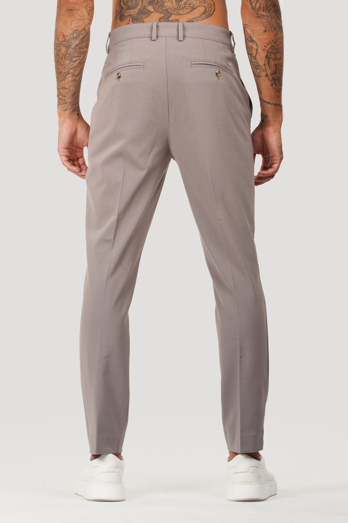 Milano Oryzonwear Men's Tailored Trousers Grey