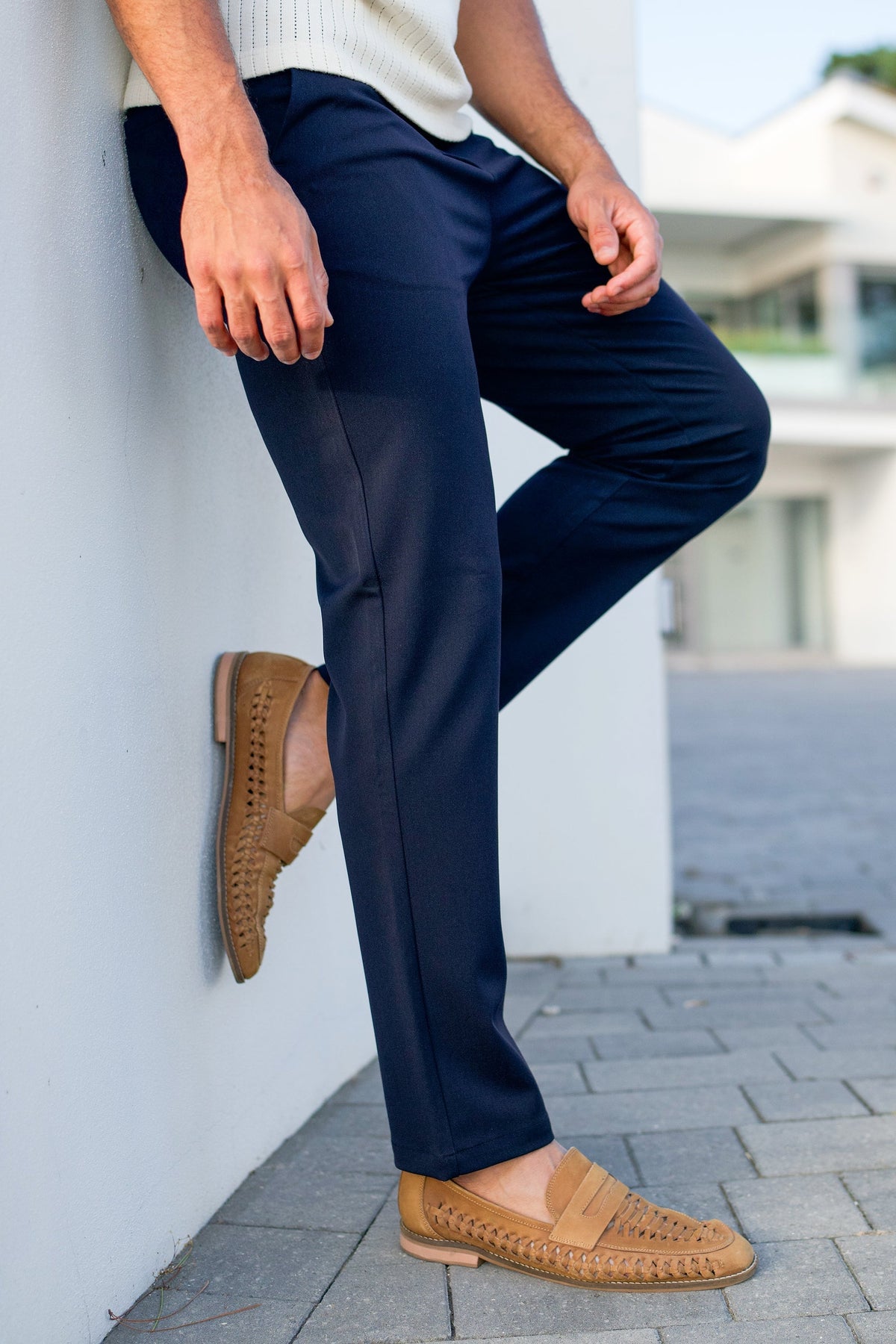 Santis Oryzonwear Men's Dress Pants Blue