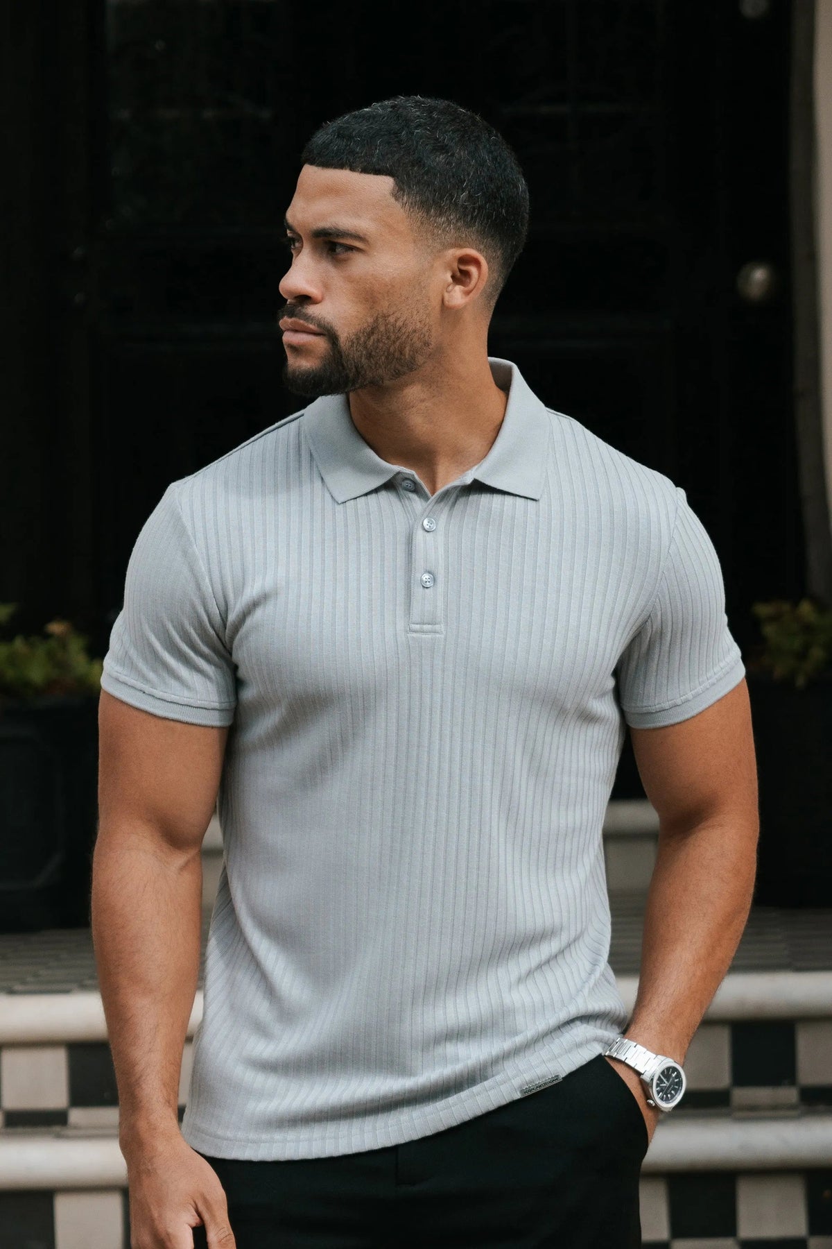 Men's Polo Shirt Milano Oryzonwear Grey