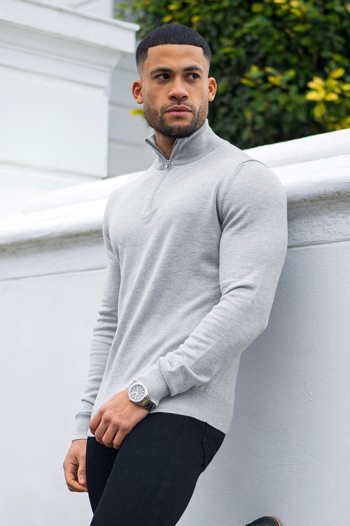 Oryzonwear High Neck Merino Knit Sweater