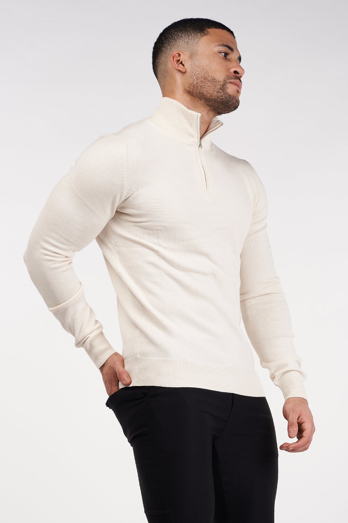 Santorini Oryzonwear Off White Men's Sweater